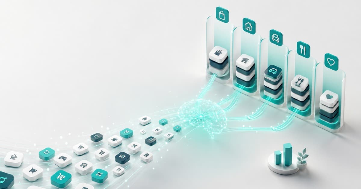 Categorização automática de gastos com IA: como o Optio entende pra onde vai seu dinheiro